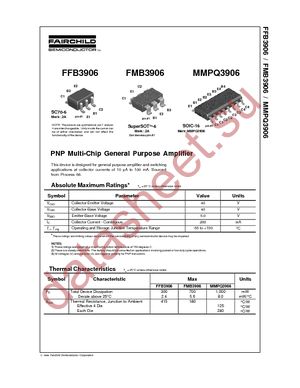 FFB3906 datasheet  